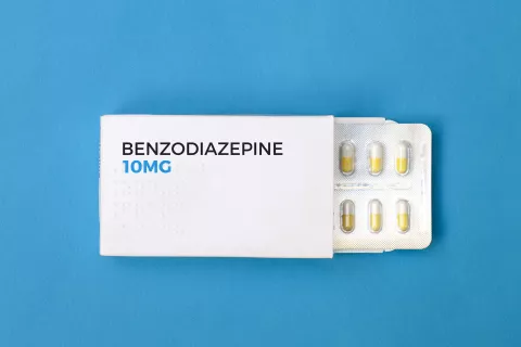 Doos met benzodiazepinen